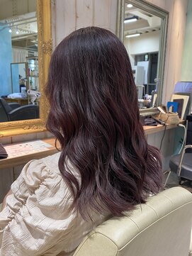 コトナ 越谷店 上品に映えるモーヴピンク×ロング【越谷】