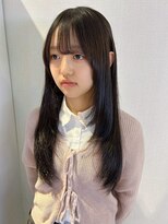 アム(amu)&nbsp;レイヤーロング/ザクザクレイヤー/顔まわりカット/美髪矯正