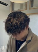 波巻きパーマ
