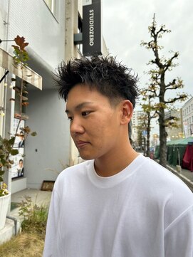 エディ(Edy) スパイキーショートメンズ刈り上げボックスショート眉毛カット