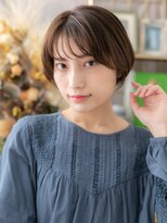 カバーヘア ブリス 北浦和(COVER HAIR bliss)&nbsp;マッシュショート/スモーキーカラー/スモーキーブラウン/30代g