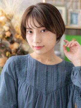 カバーヘア ブリス 北浦和(COVER HAIR bliss) マッシュショート/スモーキーカラー/スモーキーブラウン/30代g