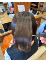 ジルフラン(JILL franc) 髪質改善ストレートでツルッとした質感に