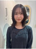 ミディアムレイヤー/顔まわりレイヤー/四条河原町/くびれミディ