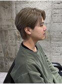 MEN’S HAIR/サーフカール/刈り上げセンターパート/太田