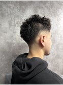 MEN’S HAIR/サーフカール/刈り上げセンターパート/本八幡