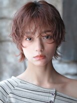 カライング(ing) 大人可愛い顔周りレイヤーボブウルフカットミディアム◎20代30代