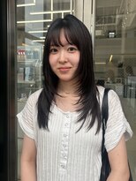 ザザ ZA/ZA 茗荷谷&nbsp;顔周りレイヤーロングレイヤーカットバタフライカット☆茗荷谷