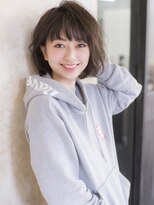 エアー 福岡(AIR)&nbsp;［air-FUKUOKA　竹石］ ランダムなカールのボブ