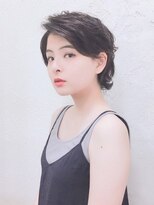 ナツヤ(NATSUYA)&nbsp;アシンメトリーシルエットショート