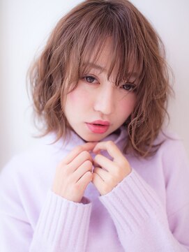 クレール 塚口店(CREER) ニュアンスボブ_ベビーモーブカラー_2