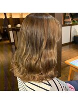 ピースリーヘア バイ カーサ(peathree.hair by CASA)&nbsp;水素トリートメント×ライトグレージュ