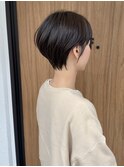 耳かけマッシュショート