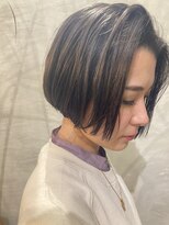 マハナ(Mahana by hair)&nbsp;20代30代40代丸みくびれ前下がりショートボブ大人ショート