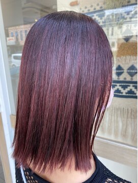 ポート(PORT) 艶髪ダークピンク◎20代30代40代50代