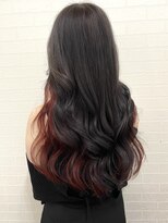 アールプラスヘアサロン(ar+ hair salon)&nbsp;レッド×グレーインナーカラー