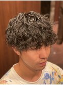 波打ちツイストパーマ