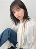 シースルーバング レイヤー セミディ
