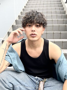 アソビ 表参道(ASOBI) ツイストスパイラルパーマ　ショートマッシュ