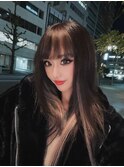 ＃ギャル＃バレイヤージュ＃nuts＃サロンモデル＃名古屋美容室