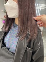 エミュ(emu) 【emu 長浜里奈】髪質改善で透明感カラー！◎