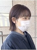 シースルーバング　ボブ