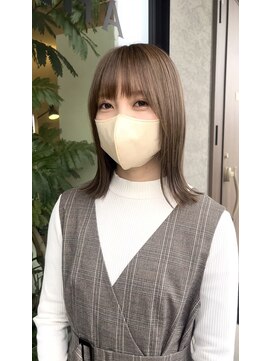 シェルハ(SHELHA) ブリーチなし透明感カラー ミルクティーベージュ