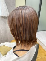 カームバイリコ 学芸大学(calm by liko) 前髪/マチルダボブ/ピンクベージュ/インナーグレージュ/学芸大学