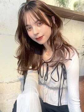 サイン 渋谷(SIGN) レイヤーカットイヤリングカラーインナーカラーケアブリーチ