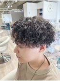 メンズマッシュショート/マッシュスパイラルパーマ