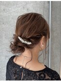 【結婚式参列/ヘアセット】