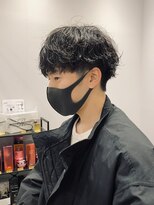 大人のゆとりマッシュパーマ