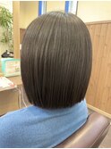切りっぱなしボブ