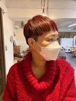 ポタム 東中野(potamu)&nbsp;ベリーショートとレッドカラー