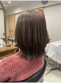 くびれボブ/髪質改善縮毛矯正/髪質改善/韓国風/韓国ヘア