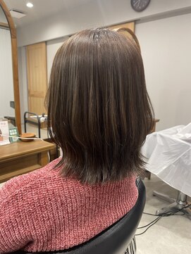 カノエ 下松店(canoe) くびれボブ/髪質改善縮毛矯正/髪質改善/韓国風/韓国ヘア