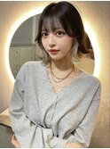 インナーカラーボブ