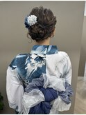 浴衣着付けとヘアメイク