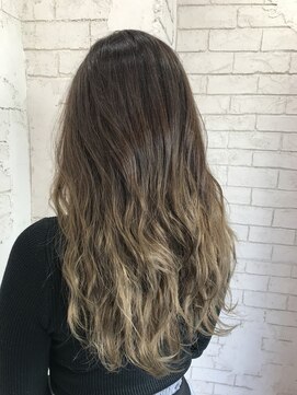 アジールヘア 所沢プロペ通り店(agir hair) グレージュグラデーションイメチェン前髪ケアブリーチ所沢韓国
