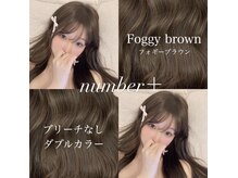 ナンバー 竪町(number+)の雰囲気（ブリーチなしダブルカラーで透明感を[レイヤーカット/韓国ヘア]）