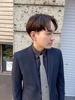 デコラ DECOR センターパート×2ブロックショート