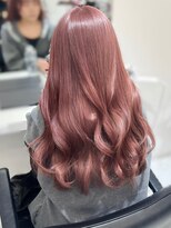 ランテルディ 渋谷(LANTERDIT)&nbsp;ピンクベージュ 美髪 10代20代 ケアブリーチ 韓国ヘア 透明感