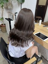 ソエル(Soell)&nbsp;ミルクティーブラウン　レイヤーカット　髪質改善　ブリーチなし