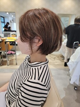 ヘアーサロンハラダ 島田店(HAIR SALON Harada ) 丸みショートヘア