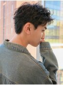 ニュアンスパーマフェザーショートパーマスパイキーショート渋谷