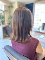 ヘアリゾート粋 ティガ 池袋店(tiga) 髪質改善カラー/透明感/ブラウン/ミディアム
