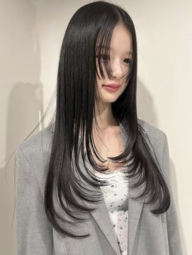 ペレ アネックス 大阪梅田茶屋町店(PELE ANNEX) くびれヘア/アプリコットオレンジ/夏のヘアアレンジ/梅田