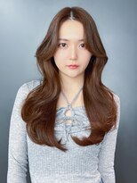 アイティーバイアルバム 下北沢店(IT by ALBUM)&nbsp;韓国ヘア顔周りレイヤーロングミルクティー_F40073