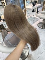 ロンドルピナス 小倉(Lond Lupinus)&nbsp;ミディアムヘア暗めカラー/デザインカラー/フェイスフレーミング