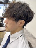 MEN’S HAIR/波巻ツイストスパイラル/フェザーパーマ/錦糸町